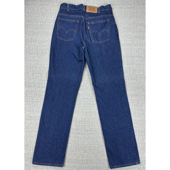 Vintage Levis 619 Jeans Mens 31x32 Blue Denim Straight Leg Orange Tab 90s - Picture 9 of 13